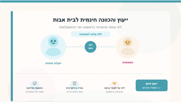 ייעוץ למציאת בית אבות - ללא תשלום