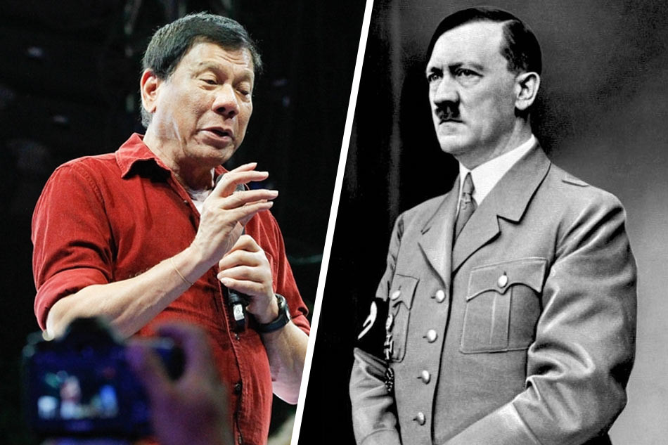 Duterte Likened Himself to Hitler Saying, He Is Happy To Slaughter 3 Million Drug Addicts