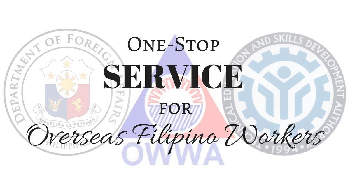 One-stop service center for OFWs opens August 15