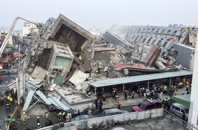 7 Dead as 6.4 Earthquake Hit Taiwan