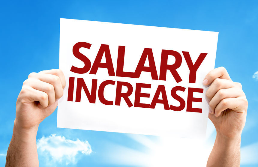 Salary Increase Starting January 1, 2017